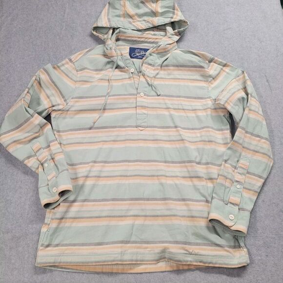 Chubbies Hoodie Striped Long Sleeve‎ Surf Beach Mens Small Cotton Sweatshirt - Picture 1 of 11